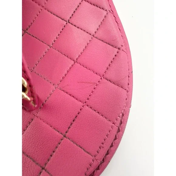CHANEL Authentic Lambskin Fuchsia And Gold Color Thong Sandals Coco 42 US 11 - Picture 7 of 16